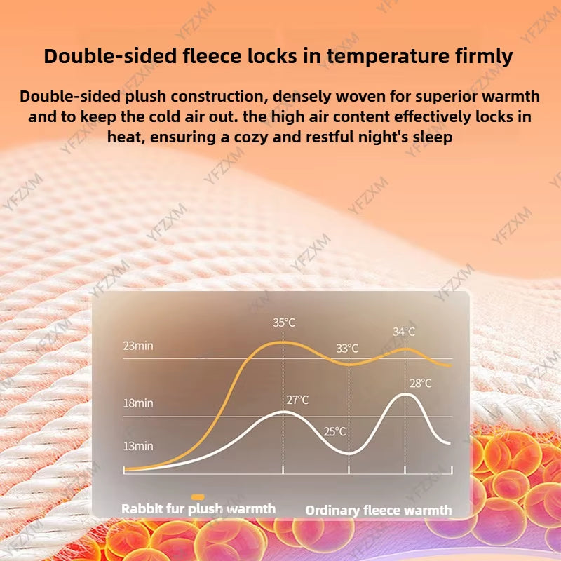 Solid Thickened Wide Striped Flannel Multifunctional Blanket, Can Be Used as Bed Sheet Cover Blanket, Sofa Blanket,Nap Blanket